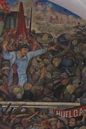 Революция в Мексике. Худ. Диега Ревера. (Президенский дворец в Мехико)  Фото Лимарева В.Н.