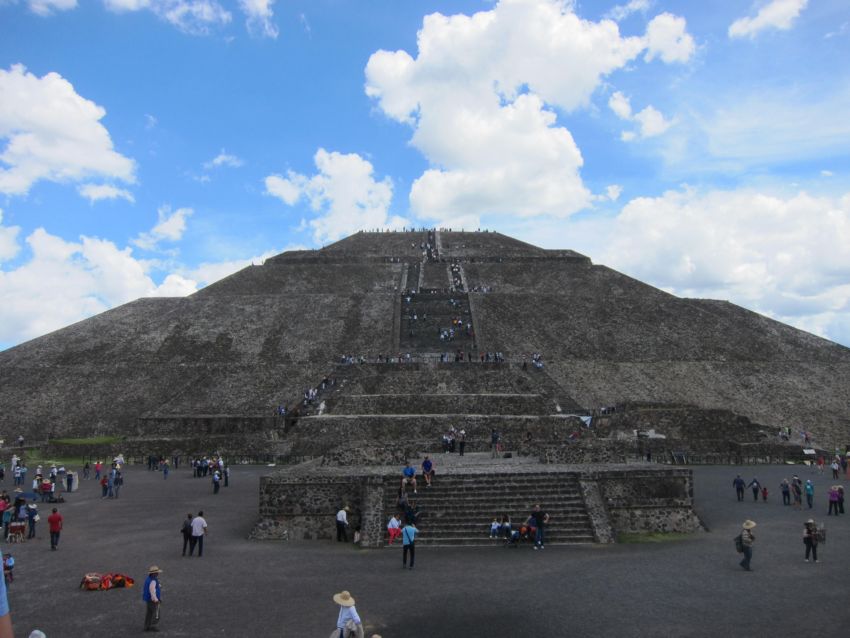 Пирамида Солнца.Теотиуакан. Мексика. Фото Лимарева В.Н.